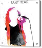 No238 My Living Color Watercolor Music Poster Acrylic Print