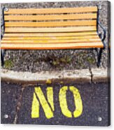 Nobody Sits Here Anymore Acrylic Print