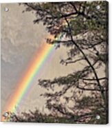 Northern Forest Rainbow Acrylic Print