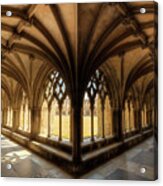 Norwich Cathedral Cloisters Acrylic Print