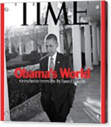 Obama's World View, 2012 Acrylic Print
