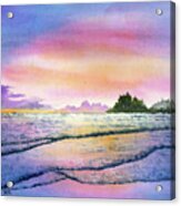 Ocean Sunset No 2 Acrylic Print