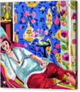 Odalisque With Red Pants By Henri Matisse 1925 Acrylic Print