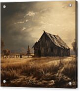 Old But Stately -old Barn Artwork Acrylic Print