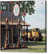 Old Gas Station Acrylic Print