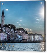 Old Town Of The City Of Rovinj In Croatia Acrylic Print