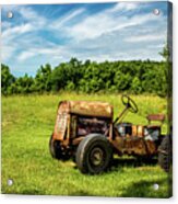 Old Tractor Acrylic Print