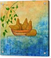 Old World Pears Fresco Acrylic Print