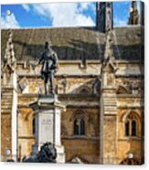 Oliver Cromwell Statue London Acrylic Print