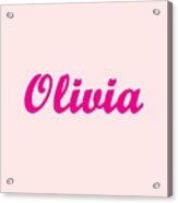 Olivia 3 Acrylic Print