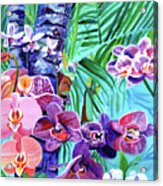 Orchid Fantasy Garden Acrylic Print