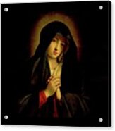 Our Lady Of Sorrows Virgin Mary Acrylic Print