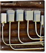 Outdoor Electrical Boxes Acrylic Print