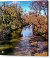 Over The Clinton River Dji_0359 Acrylic Print