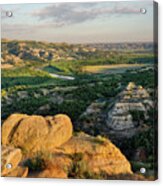 Oxbow Overlook - Theodore Roosevelt National Park North Unit Acrylic Print