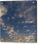 Paddle Board Sunset Acrylic Print