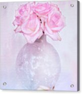 Painted Roses Acrylic Print