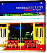Palm Beach Fish And Chips   Pub Acrylic Print