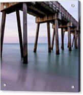 Panama Beach Florida Pier Dawn Acrylic Print