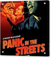 ''panic In The Streets'' Movie Poster 1950 Acrylic Print