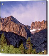 Panoramic View Middle Palisades Glacier Eastern Sierra Acrylic Print