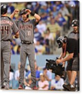 Paul Goldschmidt And Austin Barnes Acrylic Print