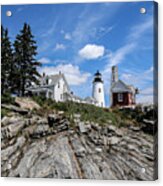 Pemaquid Point Lighthouse Maine Acrylic Print