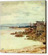 Pescadera, Chinese Fishing Village In Monterey Bay, California 1914 Acrylic Print