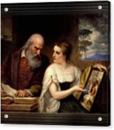 Philosophy And Christian Art By Daniel Huntington Classical Fine Art Old Masters Reproduction Acrylic Print