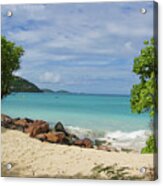 Picturesque Caribbean Beach Acrylic Print