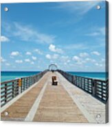 Pier Pretty Acrylic Print