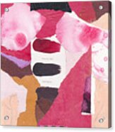 0088-tourmaline Pink Acrylic Print