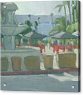 Piazza Della Famiglia In Little Italy - San Diego, California Acrylic Print