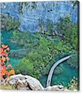 Plitvice Lakes View From Above Acrylic Print