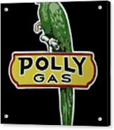 Polly Gas Vintage Sign Acrylic Print