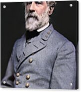 Portrait Of Civil War Confederate General Robert Edward Lee Colorized 20210430 Acrylic Print