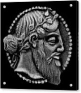 Portrait Of Dionysus Aka Bacchus , God Of  Winemaking And Wine Acrylic Print