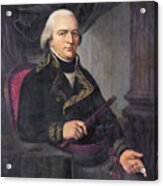 Portrait Of Pieter Gerardus Van Overstraten, Governor-general Of The Dutch East Indies Acrylic Print