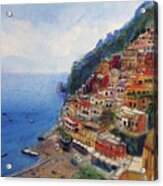 Positano Ii Acrylic Print