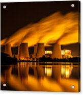 Power Plant - Long Exposure Acrylic Print