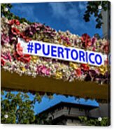Puertorico Hashtag, San Juan, Puerto Rico. Acrylic Print