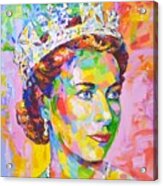 Queen Elizabeth Ii. Acrylic Print