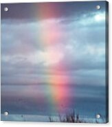 Rainbow At Gilbert Riparian 012121 Acrylic Print