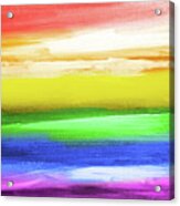 Rainbow Flag Acrylic Print