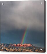 Rainbow Over Hoodoos Bryce Canyon National Park Utah Acrylic Print