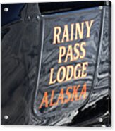 Rainy Pass Lodge Alaska Acrylic Print