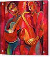 Red Hot Duo Acrylic Print