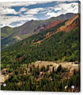 Red Mountain Mining - 550 View Acrylic Print