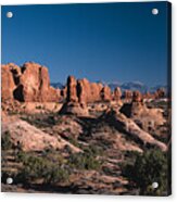 Red Rock Scenery In Southern Utah Acrylic Print