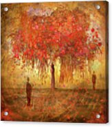 Red Tree Acrylic Print